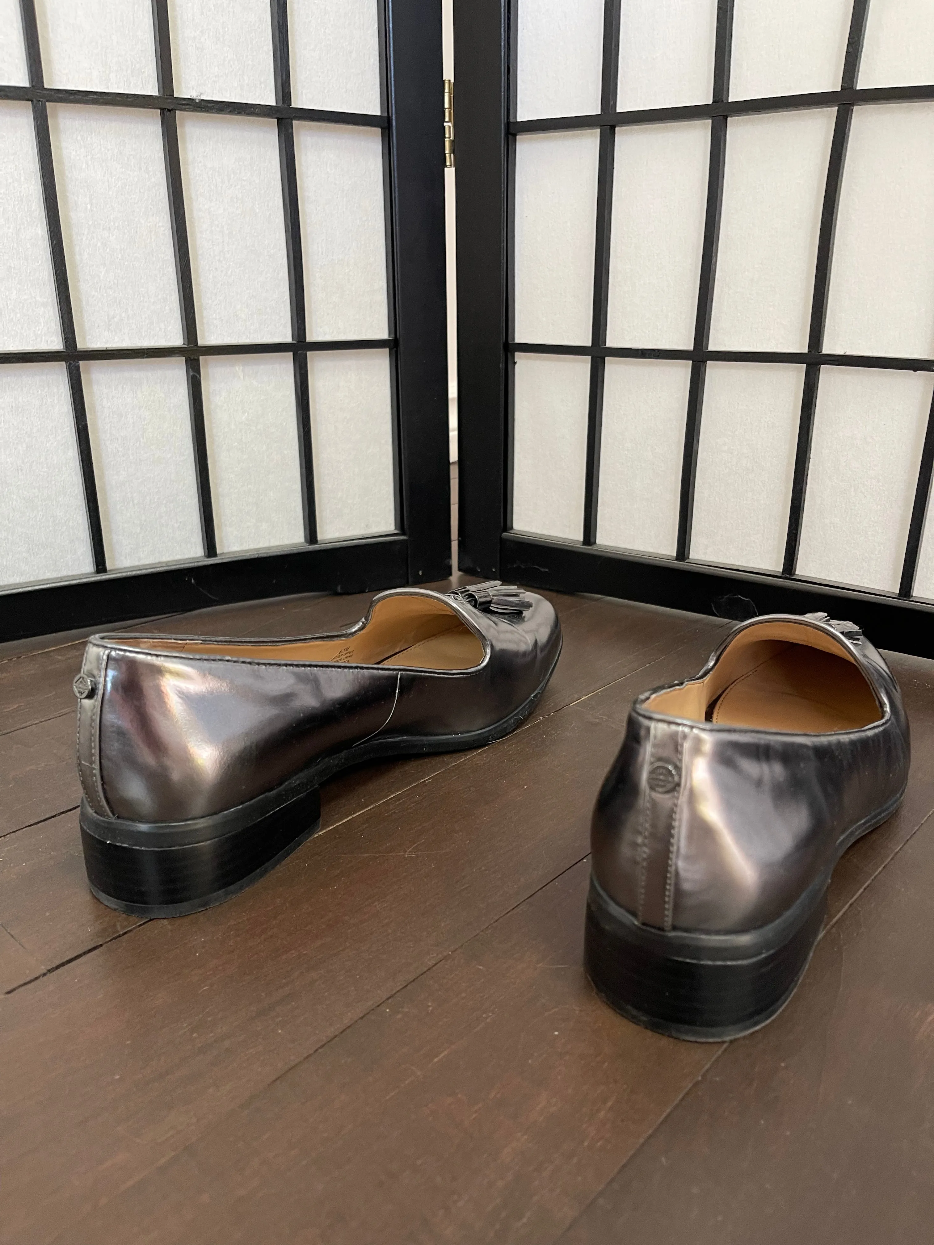 Antonio Melani Metallic Loafers - 8.5