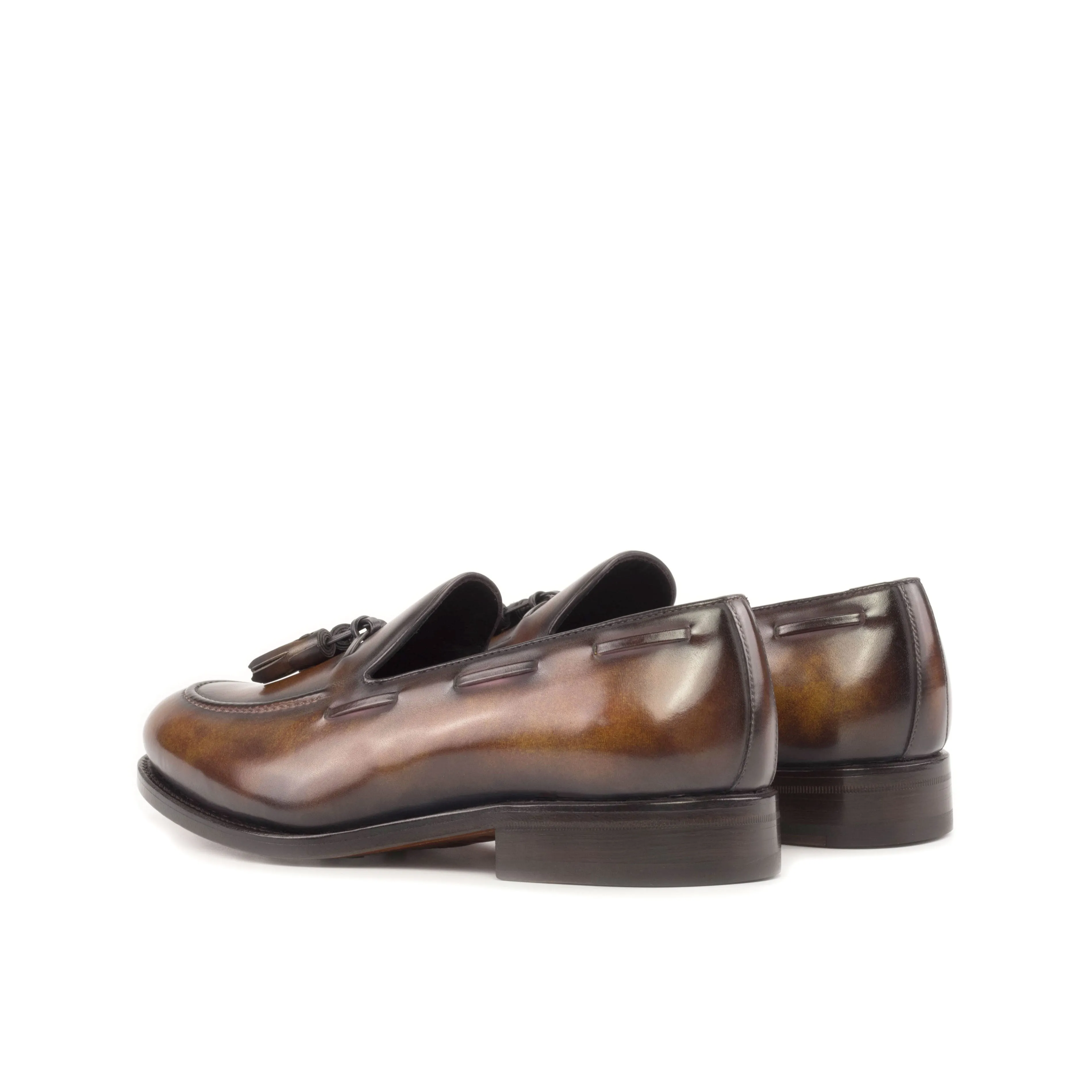 Fire Patina Tassel Loafers