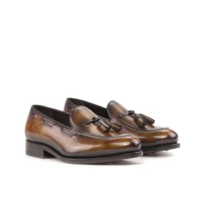 Fire Patina Tassel Loafers