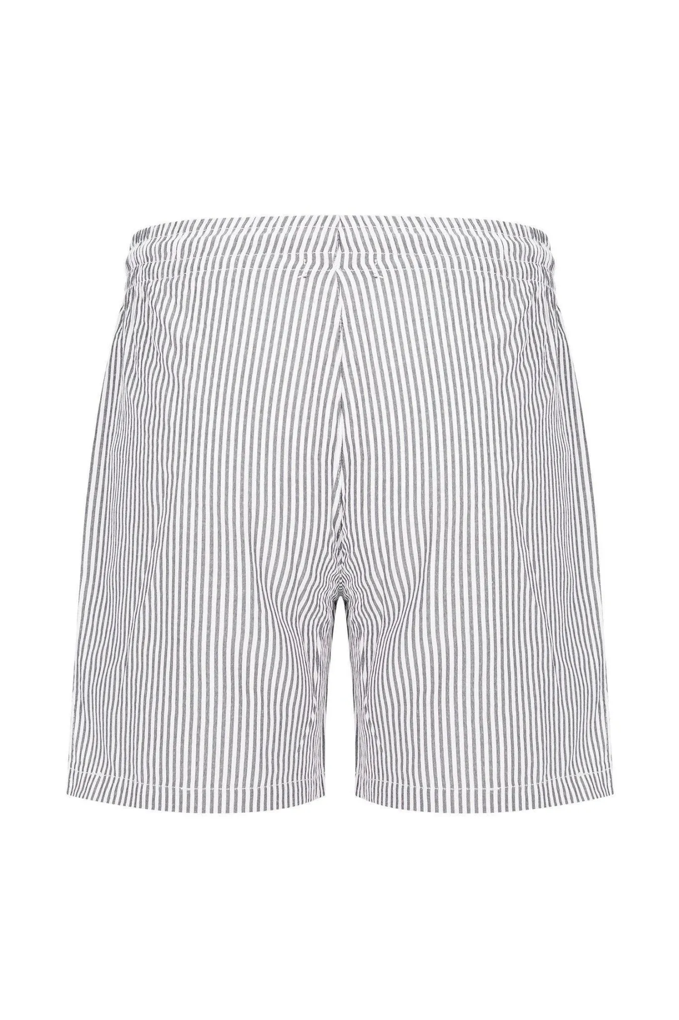 Lightweight Striped Shorts - Dark Navy