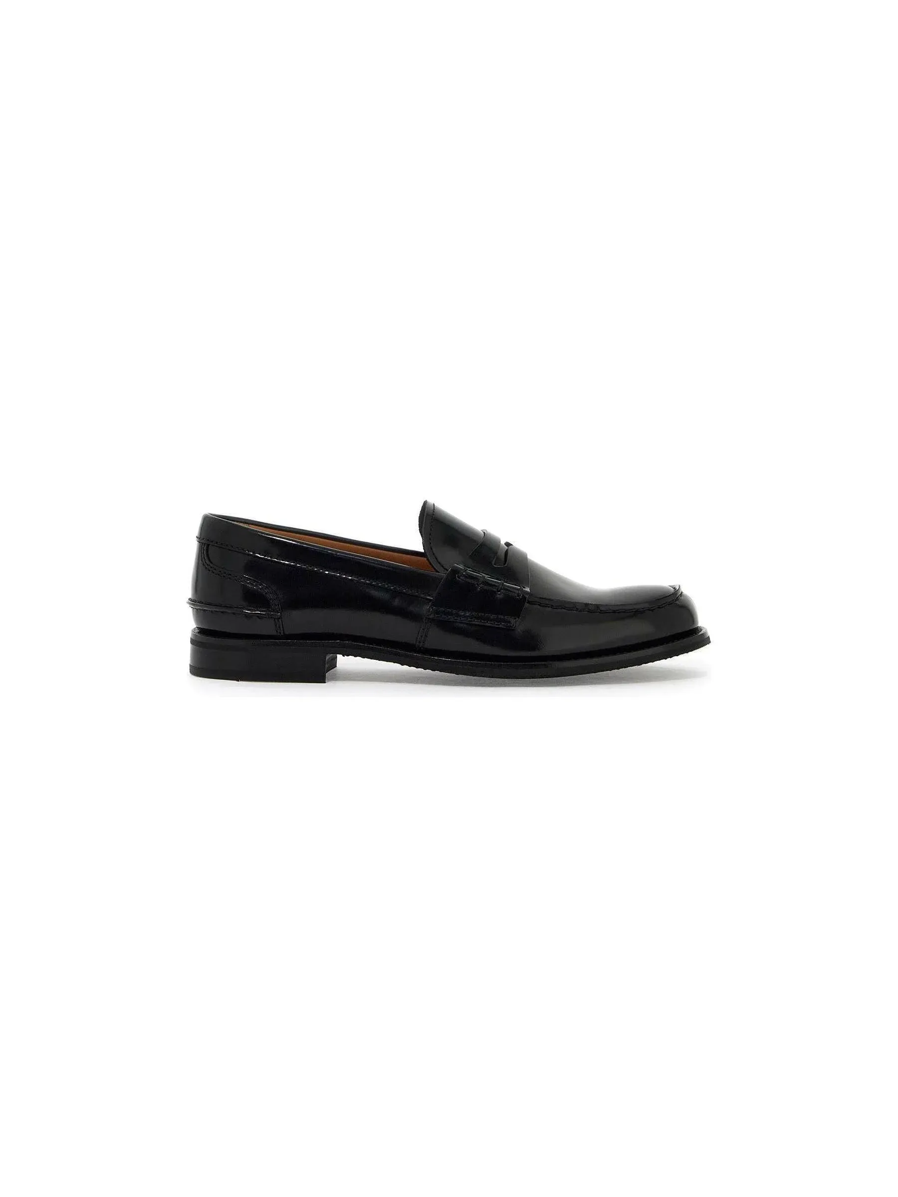 Pembry Glossy Leather Loafers