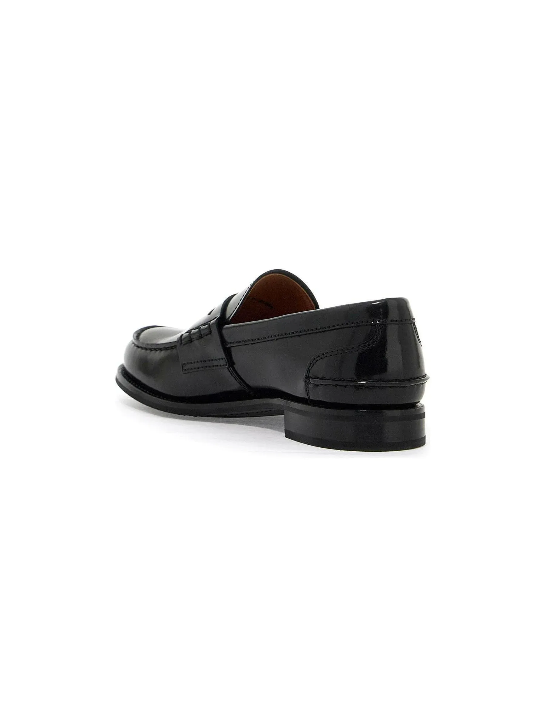 Pembry Glossy Leather Loafers