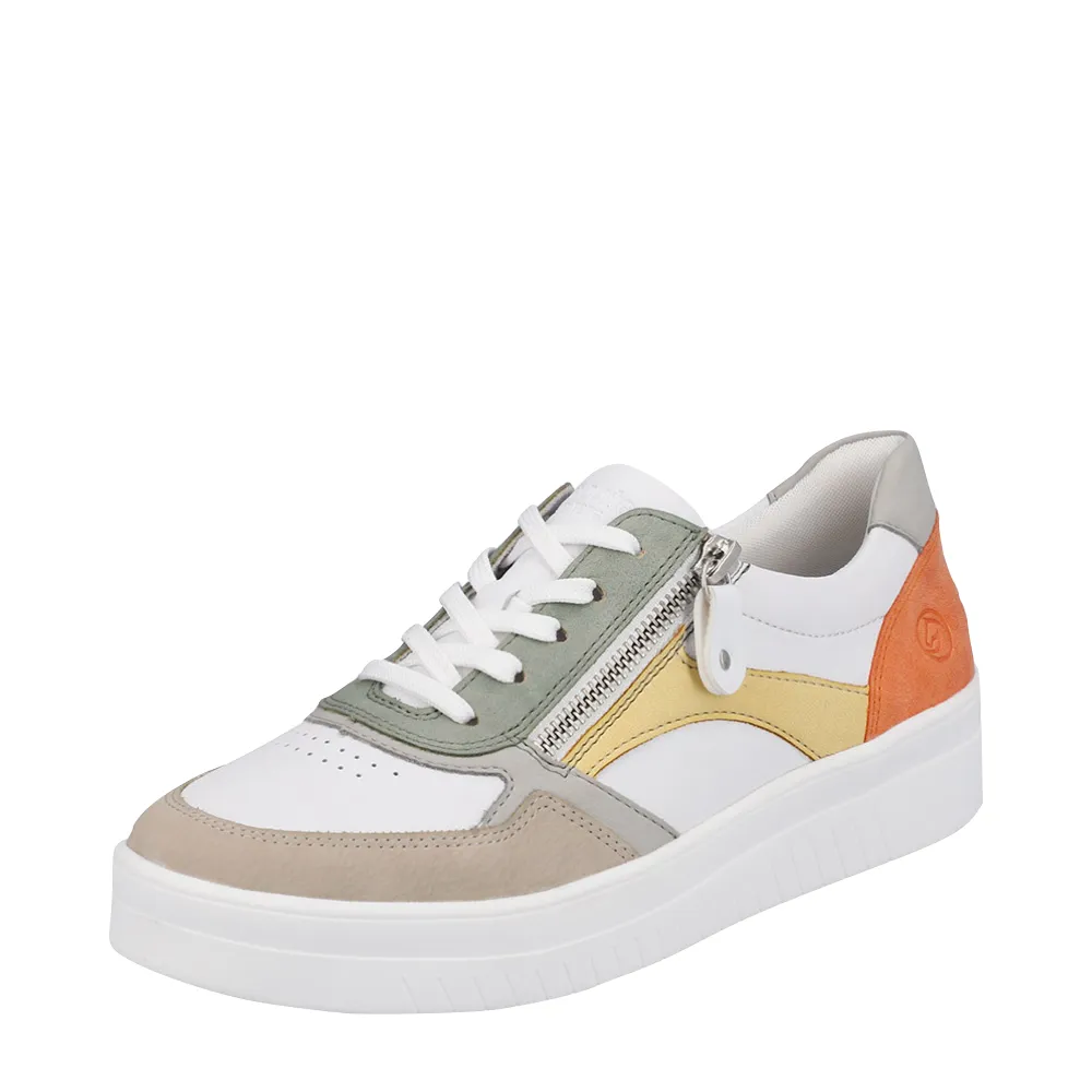 Remonte Women's Kendra 01 Sneakers (White Multi)