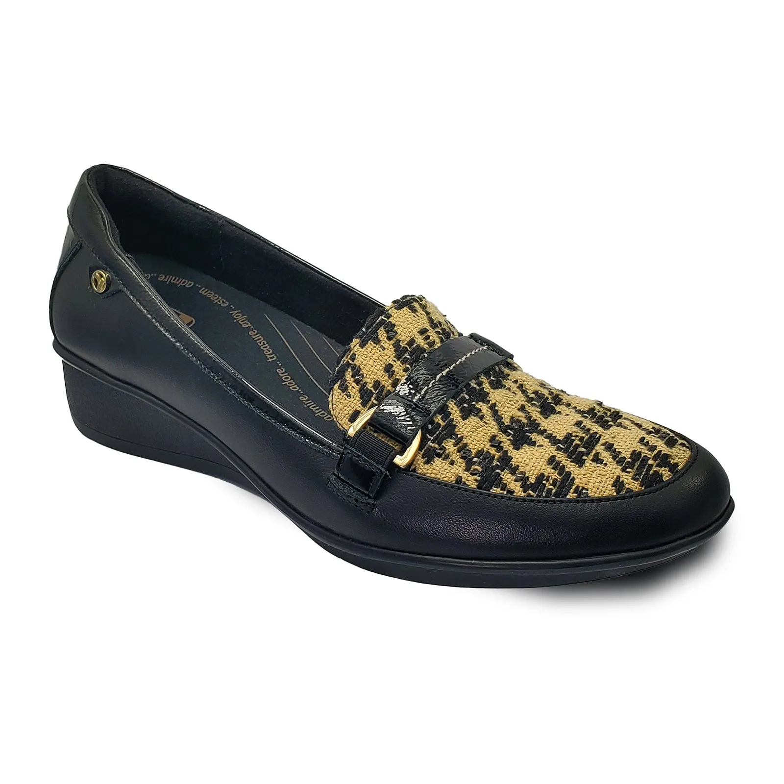 Revere Montmarte Loafer (Women) - Houndstooth