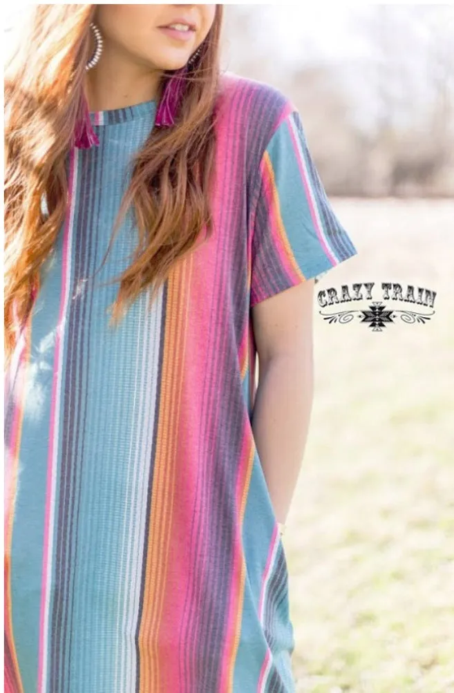 Sabado Serape Dress by Crazy Train