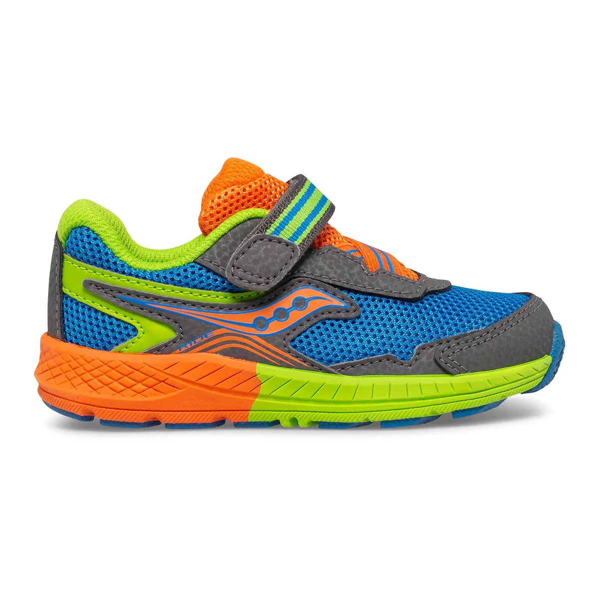 Saucony Blue/Multi Ride 10 Baby/Toddler Sneaker