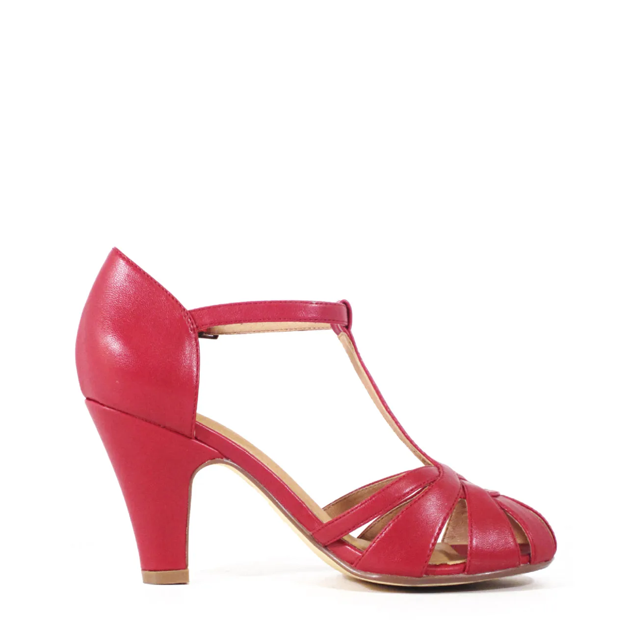 Sergi T-Strap Heels