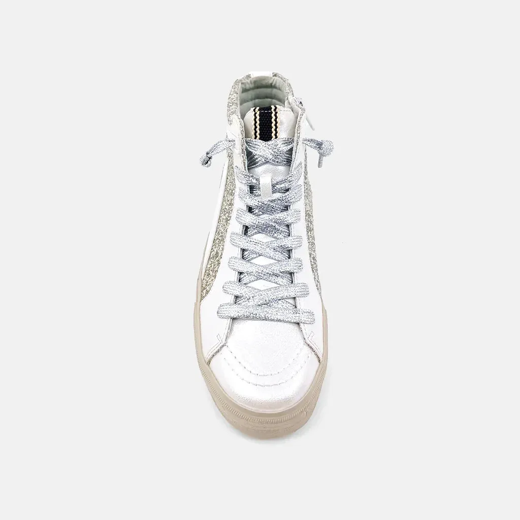 Shu Shop Pearl Glitter High Top Sneaker