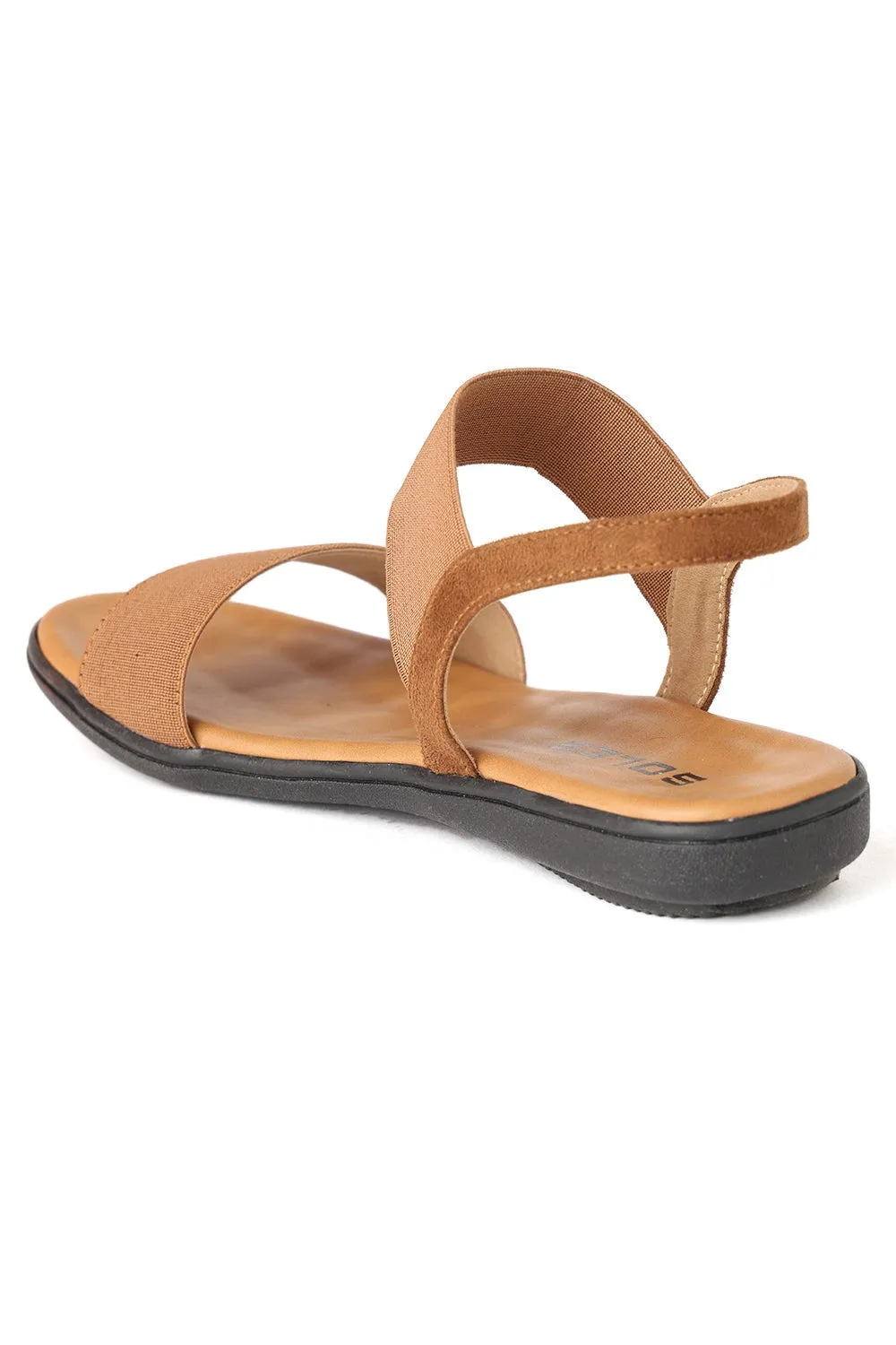 SOLES Chic Tan Flat Sandals - Neutral Style for Any Outfit