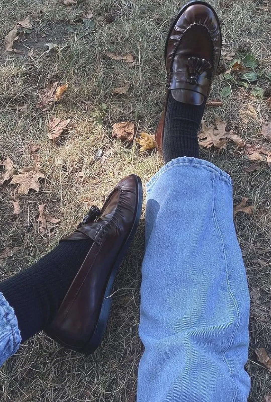 Tasselled Leather Loafers