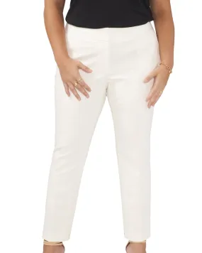 Tatum Front Zip Ankle Pant | NEW IVORY