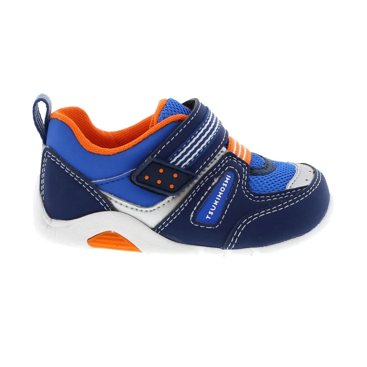 Tsukihoshi Baby Neko - Navy/Tangerine (Sizes Infant 3.5 to 7)